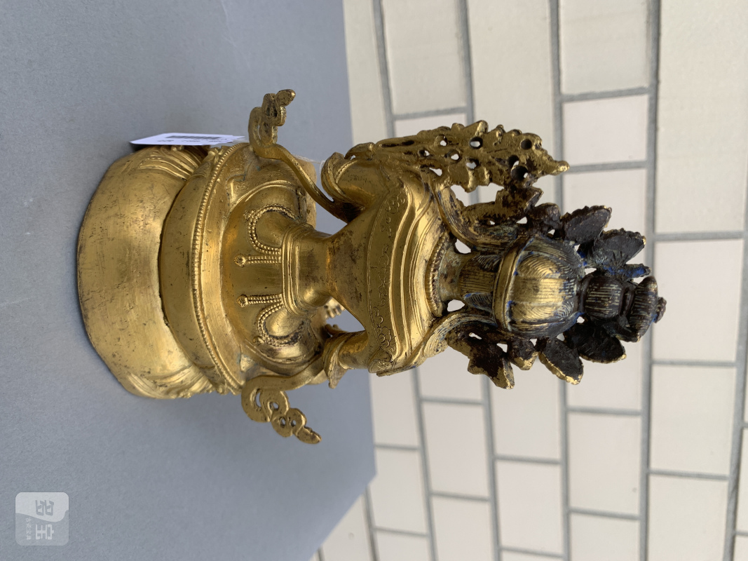 A GILT-BRONZE FIGURE OF SYAMATARA - 图9